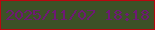 文字の大きさ：4、枠の色：b9070f、背景の色：3d5127、文字の色：6e1975 無料ブログパーツのブログ時計