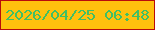 文字の大きさ：4、枠の色：b90b0b、背景の色：ffc10d、文字の色：41bf64 無料ブログパーツのブログ時計