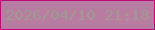 文字の大きさ：4、枠の色：b90d7f、背景の色：b87ca0、文字の色：a09992 無料ブログパーツのブログ時計