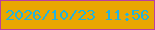 文字の大きさ：3、枠の色：b93fa1、背景の色：e9a702、文字の色：22b3dd 無料ブログパーツのブログ時計