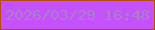 文字の大きさ：4、枠の色：b94c01、背景の色：c551fc、文字の色：ae7fc8 無料ブログパーツのブログ時計