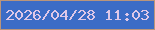 文字の大きさ：1、枠の色：b9957b、背景の色：3b6cc6、文字の色：dfc8e8 無料ブログパーツのブログ時計