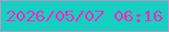 文字の大きさ：5、枠の色：b998c4、背景の色：15cfc2、文字の色：fc29ba 無料ブログパーツのブログ時計