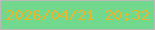 文字の大きさ：2、枠の色：b9b9b7、背景の色：71d88d、文字の色：e6b72f 無料ブログパーツのブログ時計
