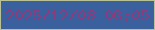 文字の大きさ：5、枠の色：b9c294、背景の色：3a619d、文字の色：8a3c7c 無料ブログパーツのブログ時計