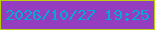 文字の大きさ：2、枠の色：b9ce0e、背景の色：953dbf、文字の色：02abd6 無料ブログパーツのブログ時計