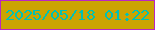 文字の大きさ：4、枠の色：ba26c2、背景の色：cba402、文字の色：01c1b5 無料ブログパーツのブログ時計