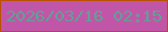 文字の大きさ：5、枠の色：ba5103、背景の色：c156a8、文字の色：5ea292 無料ブログパーツのブログ時計