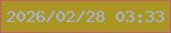文字の大きさ：4、枠の色：ba616d、背景の色：ac9623、文字の色：a7b4d9 無料ブログパーツのブログ時計
