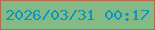 文字の大きさ：1、枠の色：ba684d、背景の色：83ba86、文字の色：0d95bd 無料ブログパーツのブログ時計