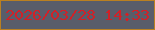 文字の大きさ：3、枠の色：ba8021、背景の色：595d6a、文字の色：d02128 無料ブログパーツのブログ時計