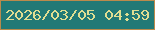 文字の大きさ：1、枠の色：ba8a4c、背景の色：217976、文字の色：e0de92 無料ブログパーツのブログ時計