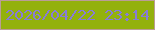 文字の大きさ：5、枠の色：ba9d96、背景の色：93b10c、文字の色：887cd7 無料ブログパーツのブログ時計