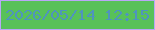 文字の大きさ：1、枠の色：baa7f7、背景の色：58c159、文字の色：4f94be 無料ブログパーツのブログ時計