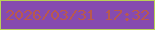 文字の大きさ：5、枠の色：bad256、背景の色：864baf、文字の色：b8594e 無料ブログパーツのブログ時計