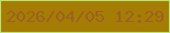 文字の大きさ：1、枠の色：bae274、背景の色：a57d05、文字の色：9e6021 無料ブログパーツのブログ時計
