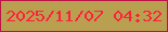 文字の大きさ：2、枠の色：bb1449、背景の色：b9a050、文字の色：ff1f3d 無料ブログパーツのブログ時計