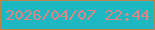文字の大きさ：5、枠の色：bb8549、背景の色：1db7c1、文字の色：e38384 無料ブログパーツのブログ時計