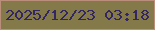 文字の大きさ：1、枠の色：bb8d7b、背景の色：847948、文字の色：342564 無料ブログパーツのブログ時計