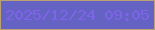 文字の大きさ：2、枠の色：bba172、背景の色：6462c2、文字の色：7f63e9 無料ブログパーツのブログ時計