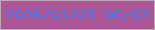 文字の大きさ：2、枠の色：bba9b6、背景の色：ac5695、文字の色：4a77e8 無料ブログパーツのブログ時計