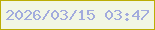 文字の大きさ：4、枠の色：bbad05、背景の色：f1f6e5、文字の色：a2abdd 無料ブログパーツのブログ時計