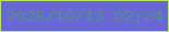 文字の大きさ：2、枠の色：bbe566、背景の色：6867d4、文字の色：548c8f 無料ブログパーツのブログ時計