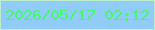 文字の大きさ：1、枠の色：bbeecb、背景の色：91ccf9、文字の色：45f96d 無料ブログパーツのブログ時計