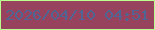 文字の大きさ：1、枠の色：bbff8e、背景の色：98435d、文字の色：4f6694 無料ブログパーツのブログ時計