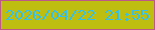 文字の大きさ：2、枠の色：bc5986、背景の色：bebe11、文字の色：36c0e8 無料ブログパーツのブログ時計