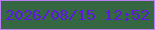 文字の大きさ：1、枠の色：bc7ff4、背景の色：356742、文字の色：5d17e1 無料ブログパーツのブログ時計
