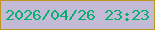 文字の大きさ：1、枠の色：bc9620、背景の色：c3bad6、文字の色：09ad6f 無料ブログパーツのブログ時計