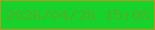 文字の大きさ：3、枠の色：bc9625、背景の色：16d22a、文字の色：4eb024 無料ブログパーツのブログ時計