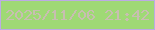 文字の大きさ：3、枠の色：bcabe4、背景の色：9fd975、文字の色：c8beb1 無料ブログパーツのブログ時計