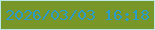 文字の大きさ：4、枠の色：bce9e8、背景の色：799729、文字の色：299bc4 無料ブログパーツのブログ時計