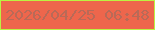 文字の大きさ：4、枠の色：bcf242、背景の色：ee664c、文字の色：b96a57 無料ブログパーツのブログ時計