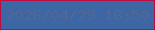 文字の大きさ：3、枠の色：bd0c41、背景の色：3d67a4、文字の色：526793 無料ブログパーツのブログ時計