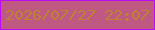 文字の大きさ：3、枠の色：bd0cf5、背景の色：c05982、文字の色：bd8232 無料ブログパーツのブログ時計