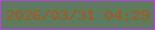 文字の大きさ：2、枠の色：bd3def、背景の色：5e7b5d、文字の色：a35b25 無料ブログパーツのブログ時計