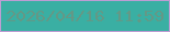 文字の大きさ：2、枠の色：bd9dd3、背景の色：3aafa3、文字の色：649886 無料ブログパーツのブログ時計
