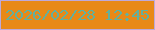 文字の大きさ：2、枠の色：bda9da、背景の色：e88917、文字の色：62b09e 無料ブログパーツのブログ時計