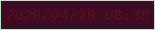 文字の大きさ：5、枠の色：bde4bf、背景の色：3c0b25、文字の色：5f0f11 無料ブログパーツのブログ時計