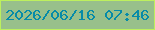 文字の大きさ：1、枠の色：bdf05e、背景の色：98c08b、文字の色：068ba8 無料ブログパーツのブログ時計