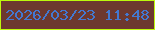文字の大きさ：5、枠の色：bdf80d、背景の色：6d382f、文字の色：4378d1 無料ブログパーツのブログ時計