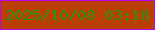 文字の大きさ：4、枠の色：be04eb、背景の色：b93f06、文字の色：2e9110 無料ブログパーツのブログ時計