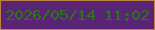 文字の大きさ：3、枠の色：be843f、背景の色：592376、文字の色：2b7813 無料ブログパーツのブログ時計