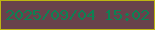 文字の大きさ：5、枠の色：beb512、背景の色：68424b、文字の色：0d8153 無料ブログパーツのブログ時計