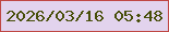 文字の大きさ：3、枠の色：bf4743、背景の色：e2d3ed、文字の色：474e09 無料ブログパーツのブログ時計