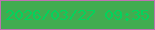 文字の大きさ：3、枠の色：bf72b2、背景の色：41ac50、文字の色：03d35b 無料ブログパーツのブログ時計