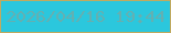 文字の大きさ：2、枠の色：bfaa60、背景の色：2bc7dd、文字の色：63b0b2 無料ブログパーツのブログ時計